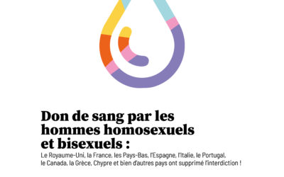 Don de sang par les hommes homosexuels & bisexuels en Belgique    –     Qu’est-ce qu’on attend ?
