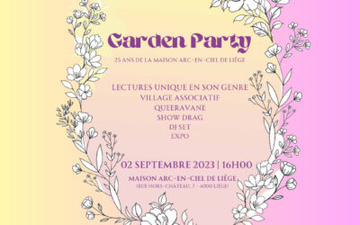 Garden Party de la Maison Arc-en-Ciel de Liège · 02/09/2023
